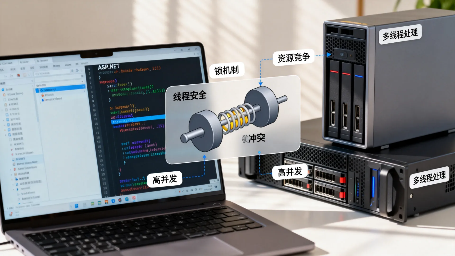 如何解决ASP.NET多线程锁冲突?高并发下线程安全最佳实践 如何解决ASP.NET多线程锁冲突?高并发下线程安全最佳实践