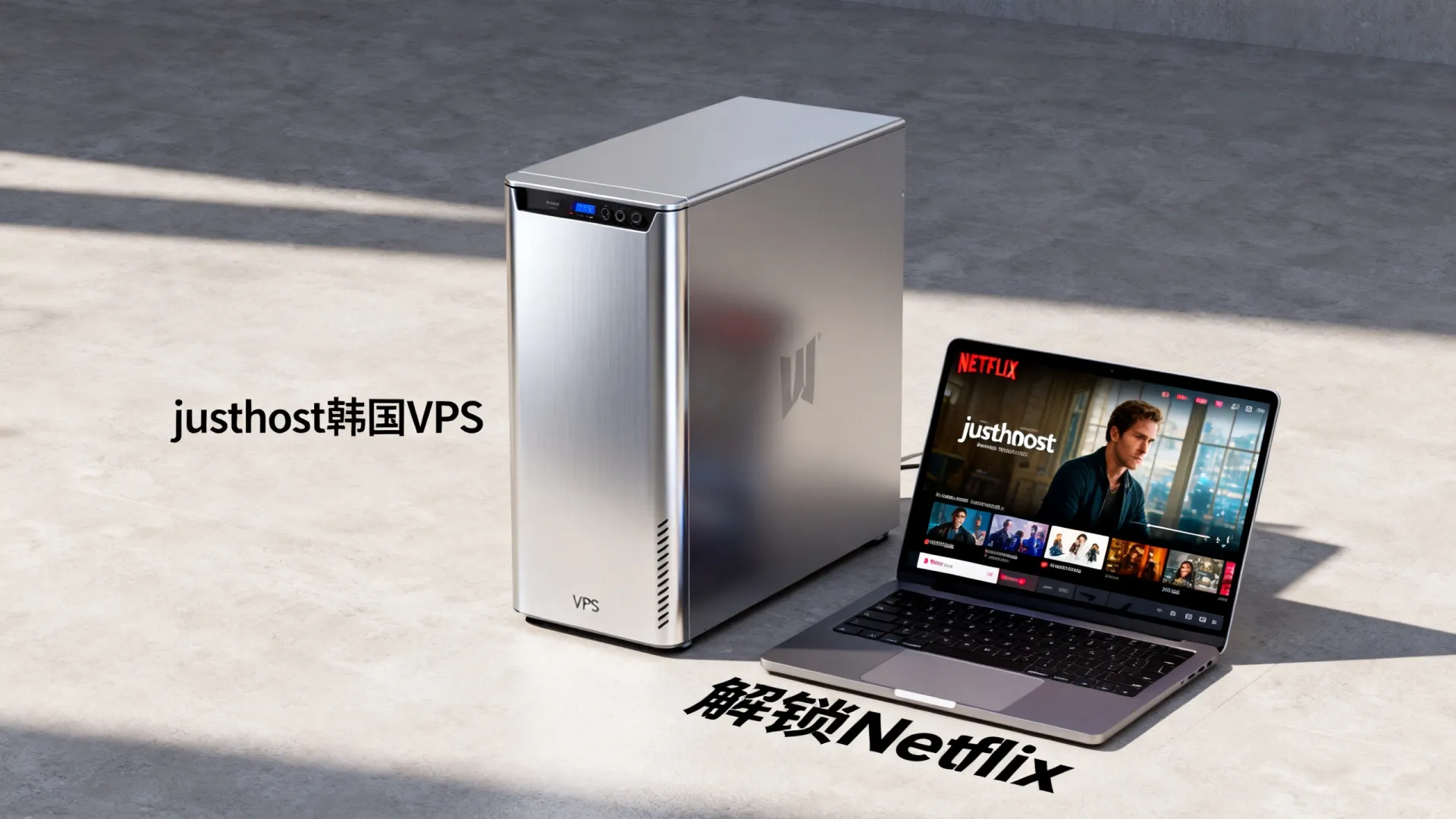 justhost韩国VPS测评:解锁土耳其Tiktok/澳大利亚Netflix/韩国大部分流媒体平台,三网绕路速度一般 - BGP多线 justhost韩国VPS测评