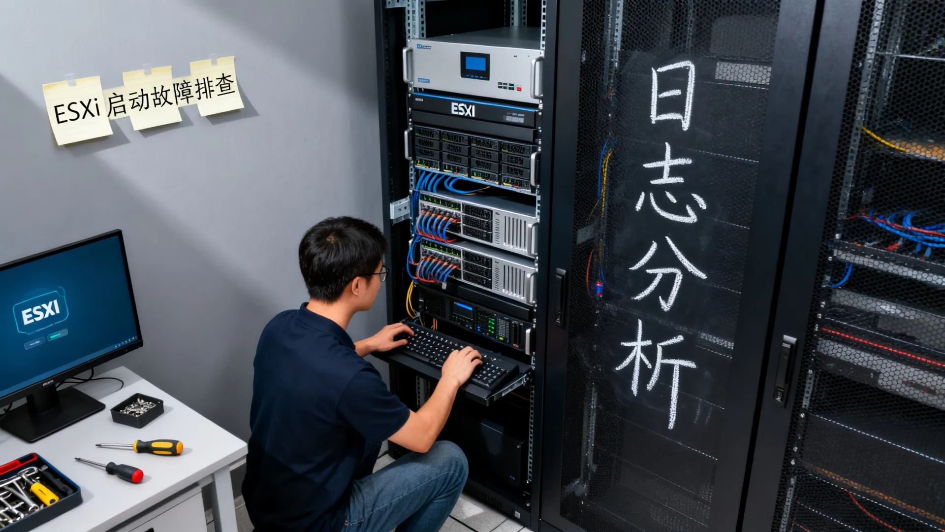 ESXi服务器无法启动怎么办?服务器机房运维实战指南 ESXi服务器无法启动怎么办
