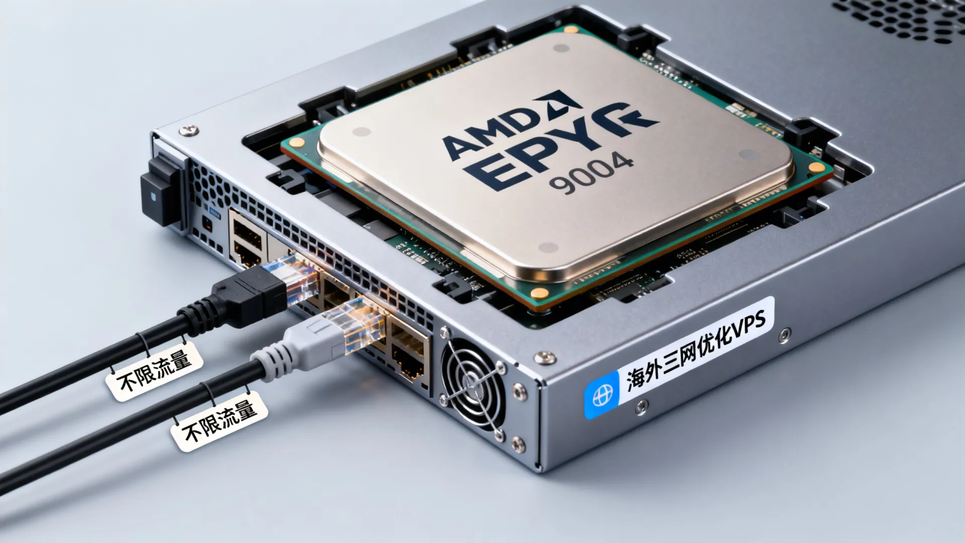 海外三网优化 无限流量VPS - AMD EPYC 9004,不限制流量 海外三网优化 无限流量VPS