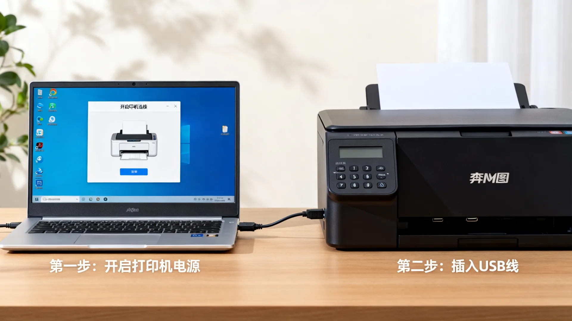 奔图电脑怎么连接打印机 奔图电脑怎么连接打印机
