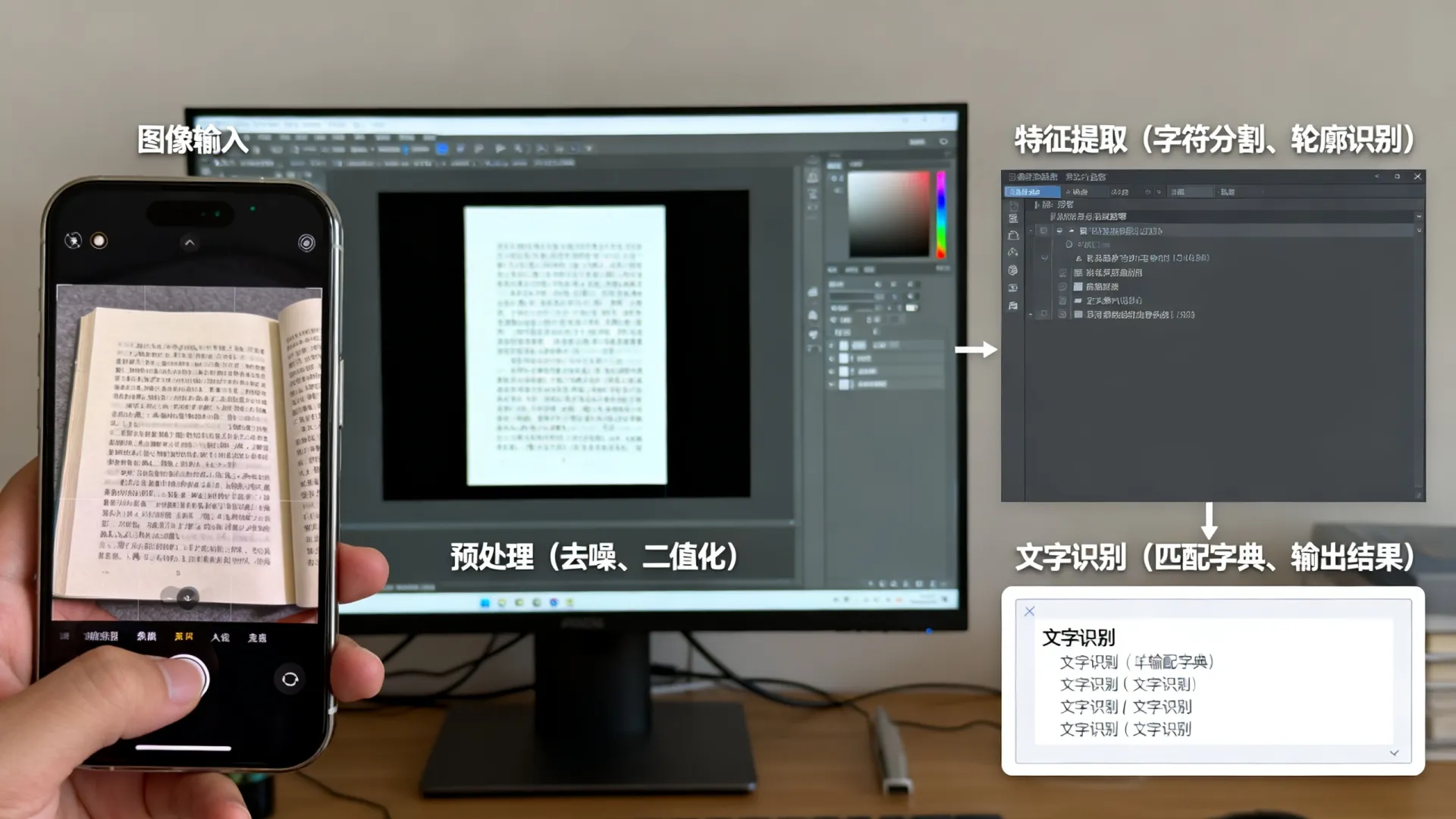 ai识别图片文字过程 ai识别图片文字过程