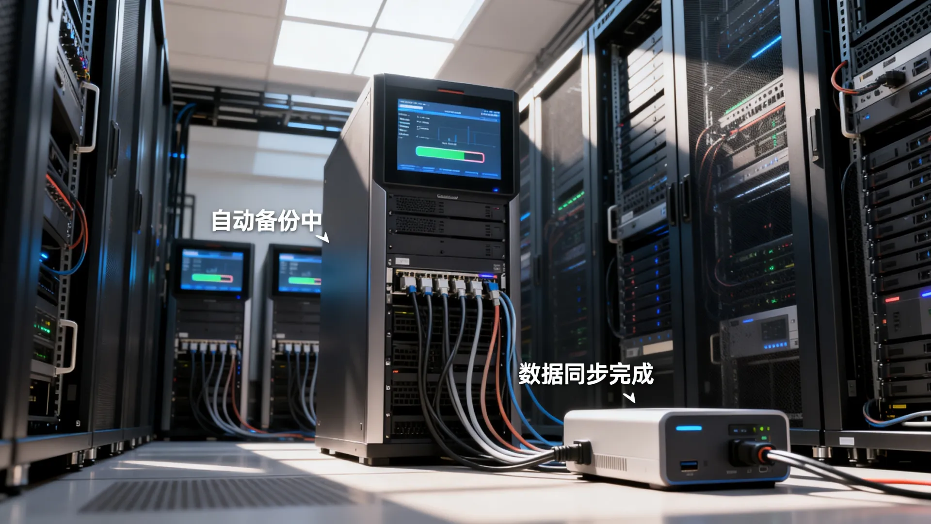 服务器有备份功能