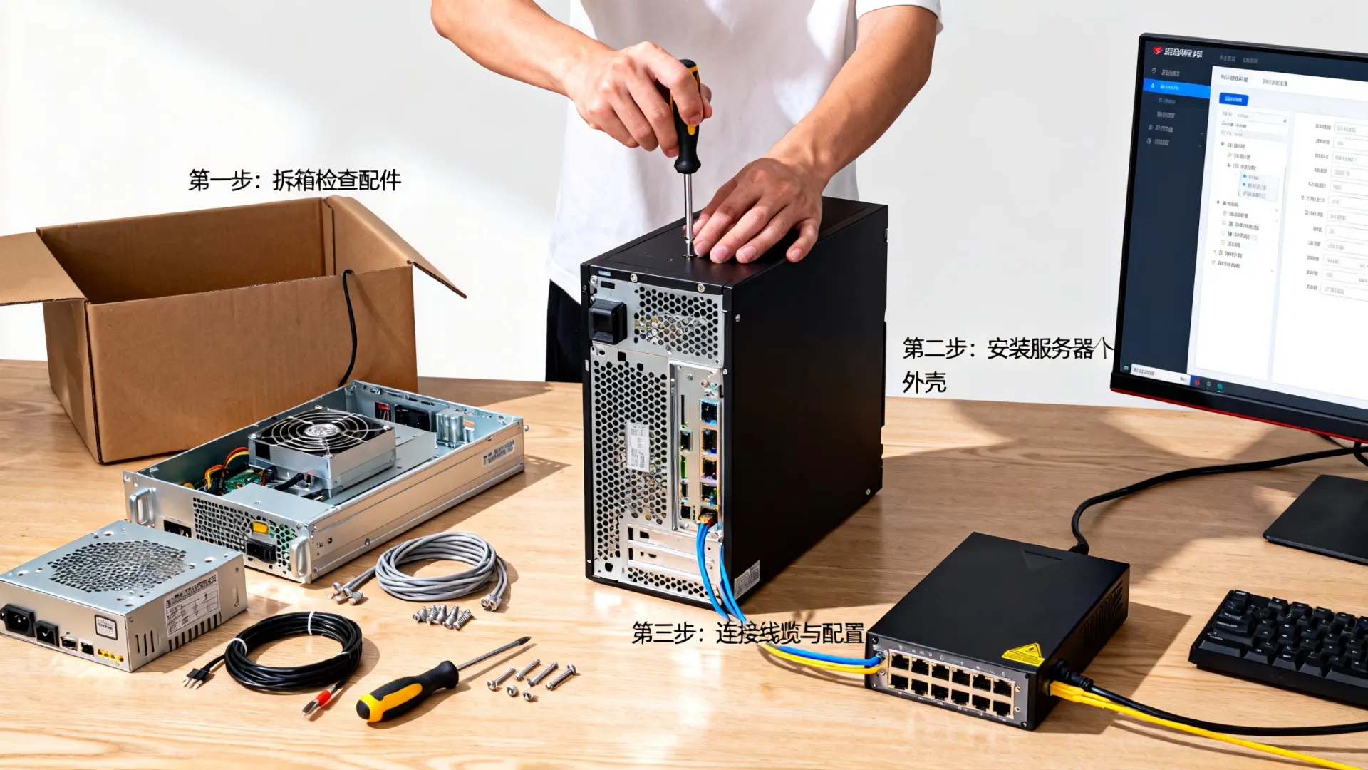 如何快速搭建服务器?详细步骤图解!- 零基础服务器架设教程,从入门到精通 零基础服务器架设教程