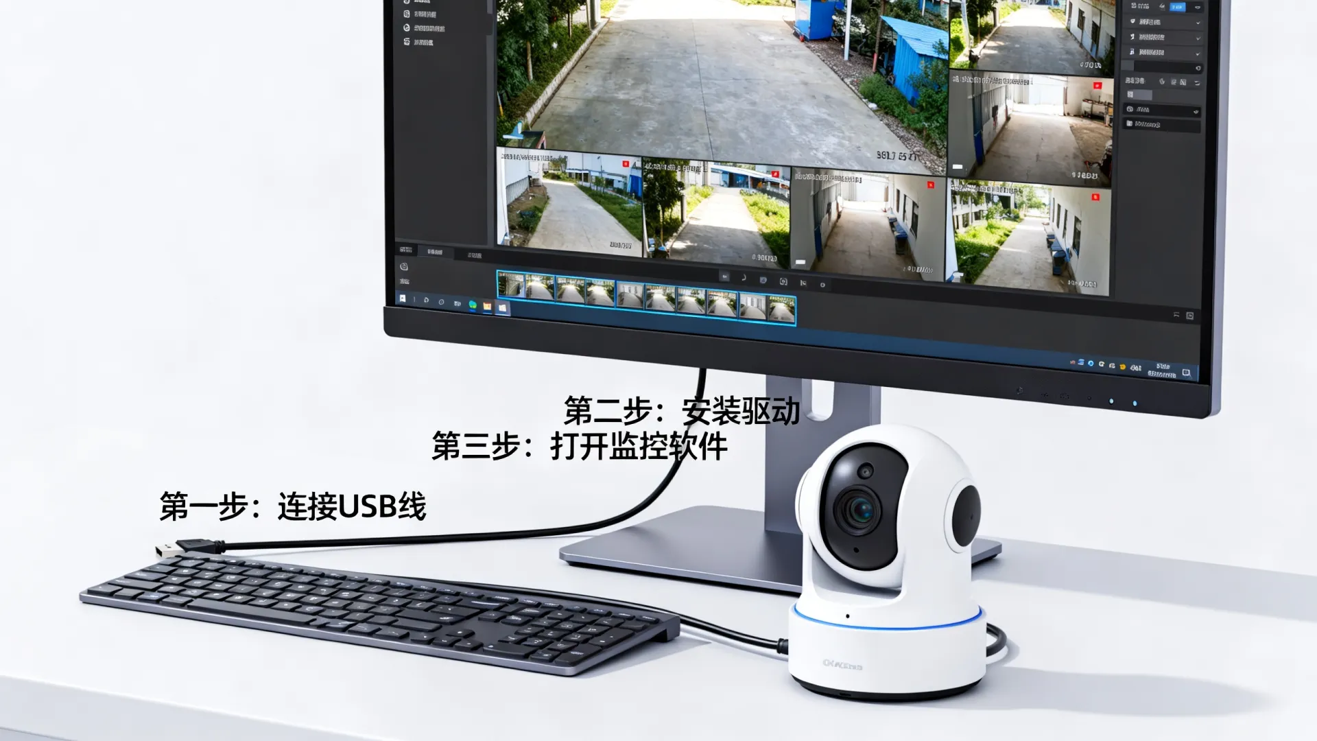 监控摄像头怎么连接电脑视频 监控摄像头怎么连接电脑视频