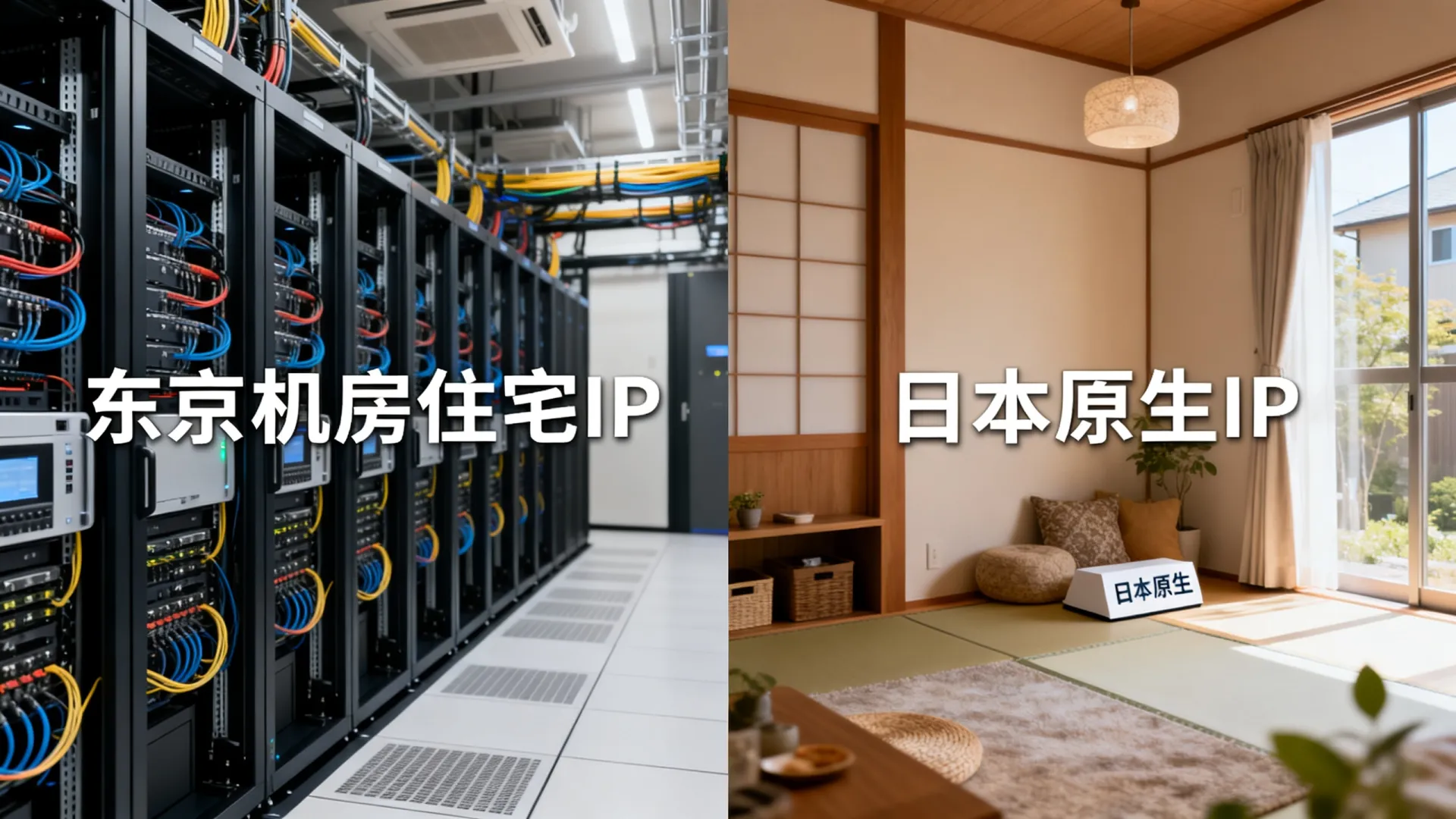 东京机房住宅IP 日本原生ip