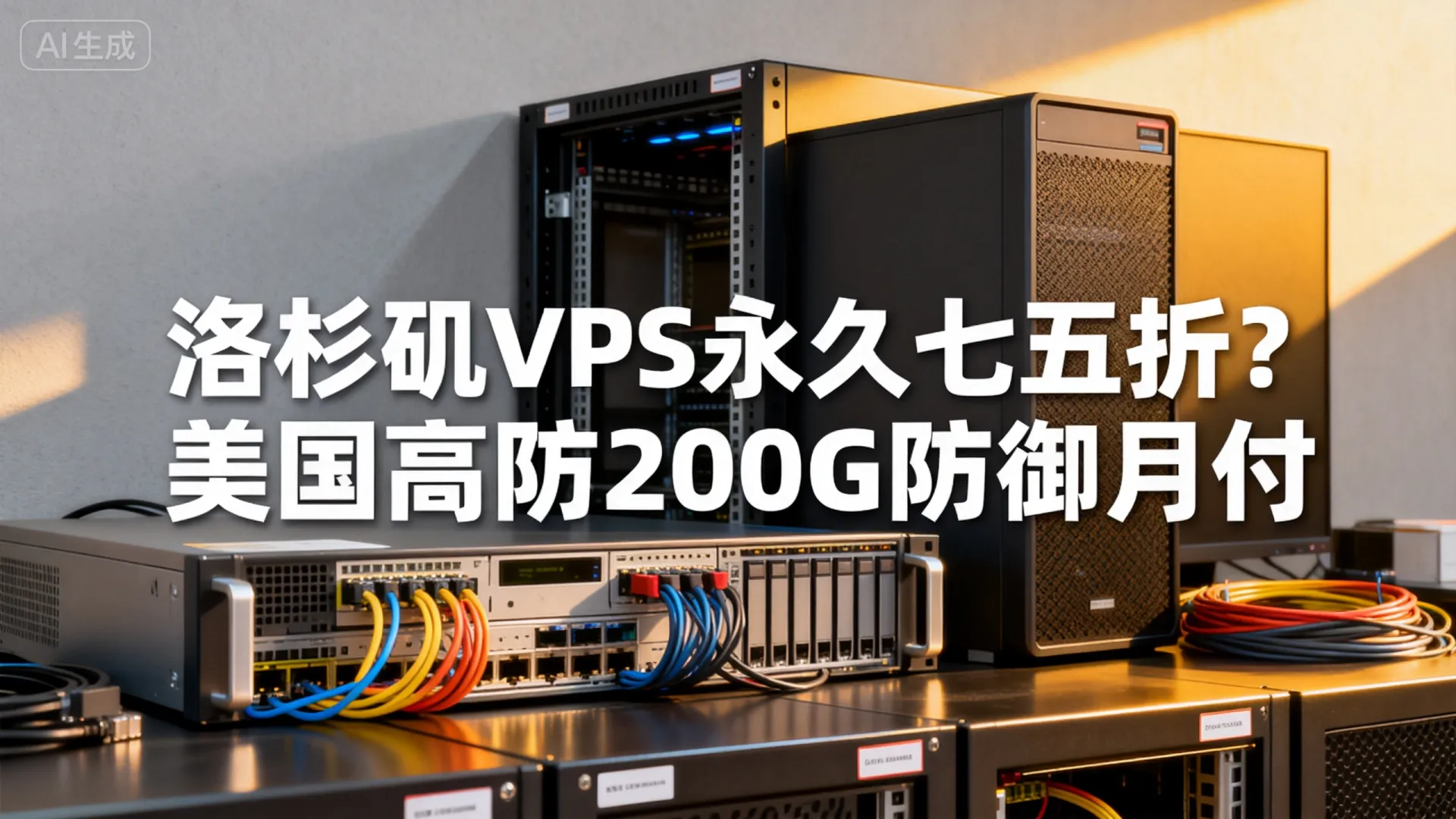 洛杉矶VPS永久七五折?美国高防200G防御月付起 洛杉矶VPS永久七五折?美国高防200G防御月付起