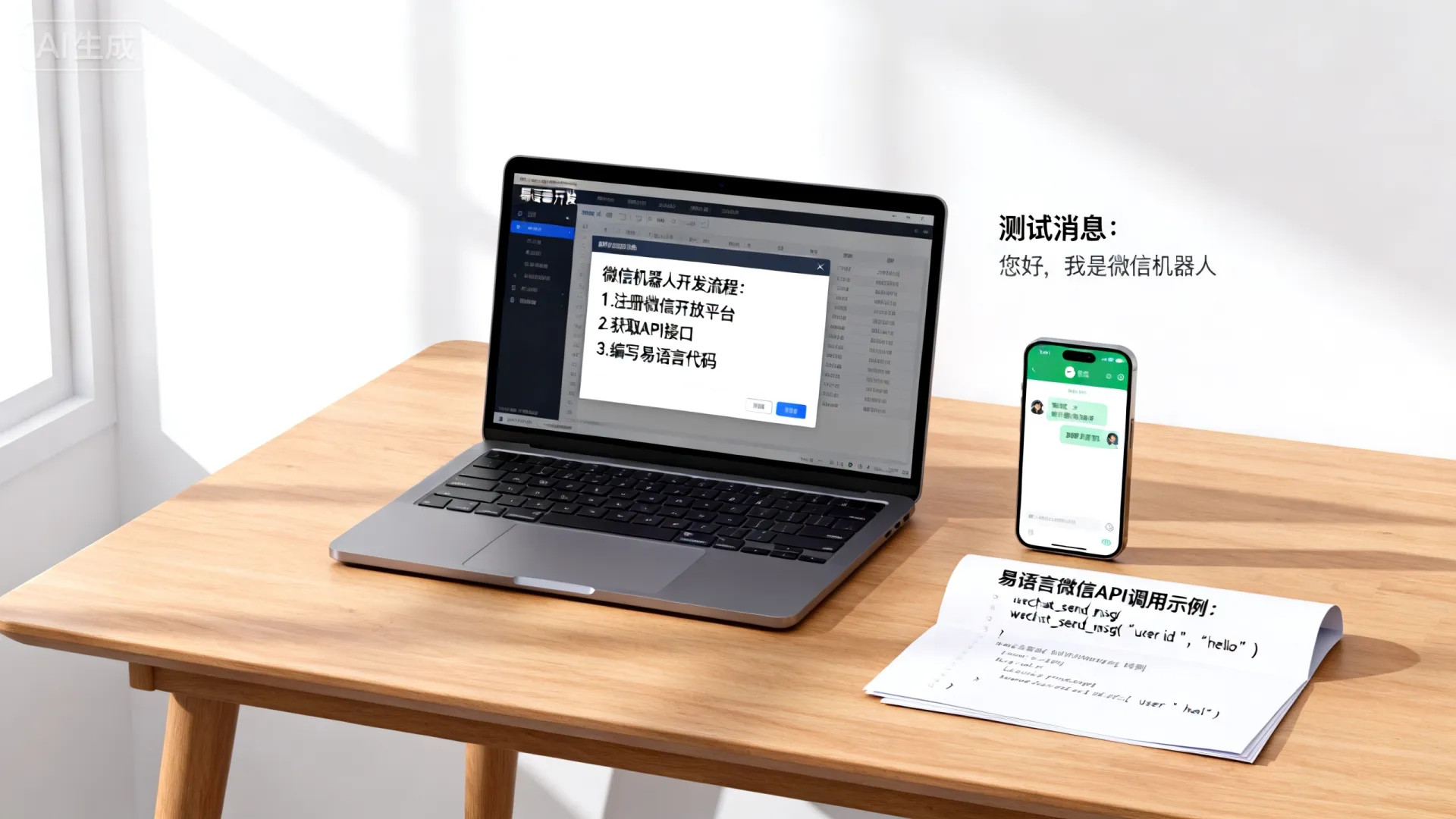 如何快速上手微信机器人开发？易语言微信开发实战教程