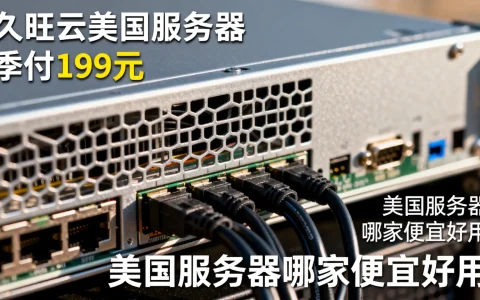 久旺云美国服务器季付199元怎么样？美国服务器哪家便宜好用？