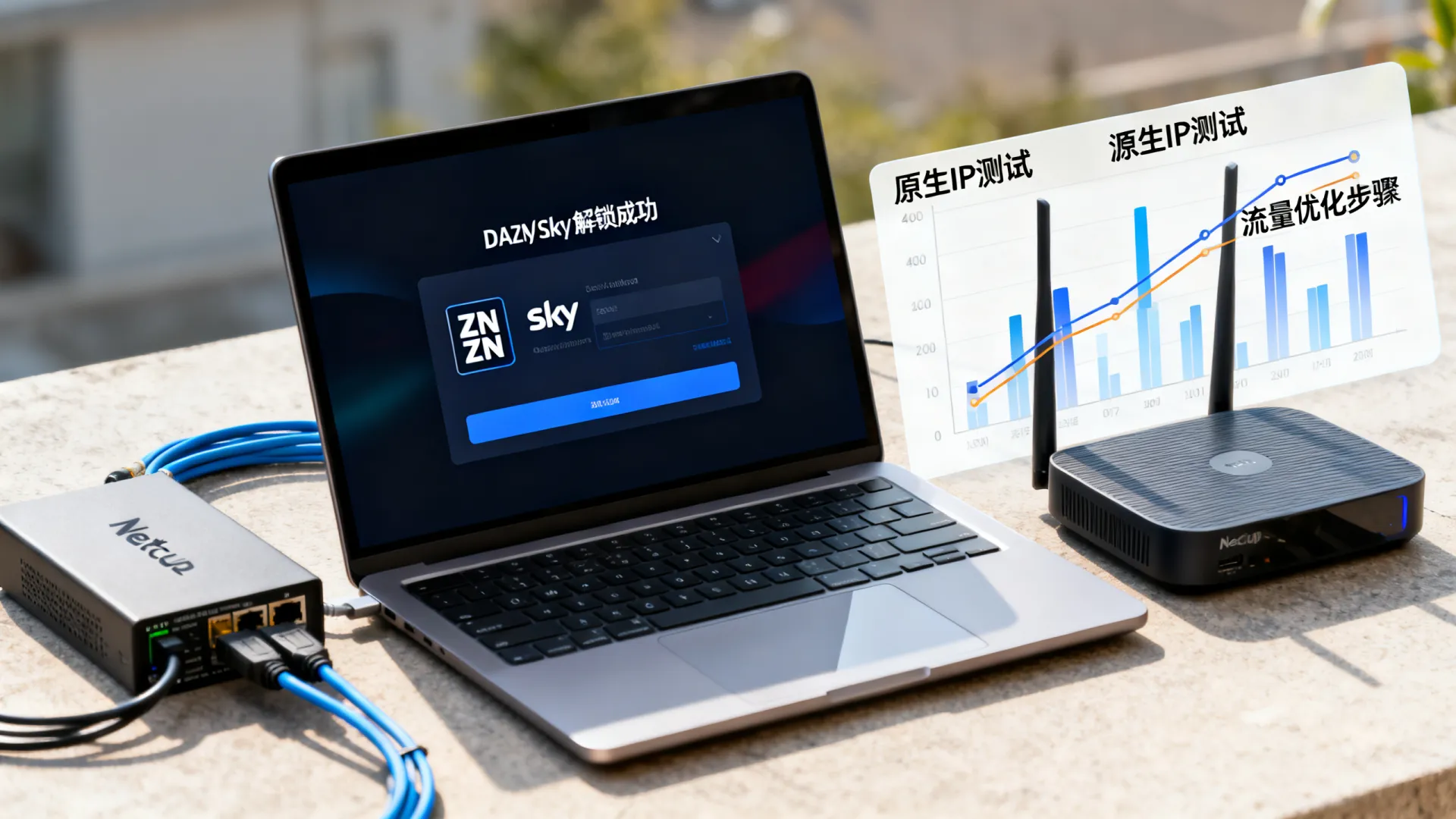 Netcup如何解锁德国DAZN/Sky? - 原生IP测评流量优化指南 Netcup如何解锁德国DAZN