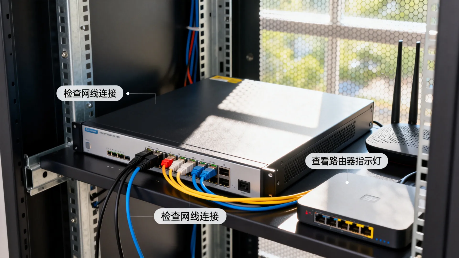 服务器显示无外网 服务器显示无外网
