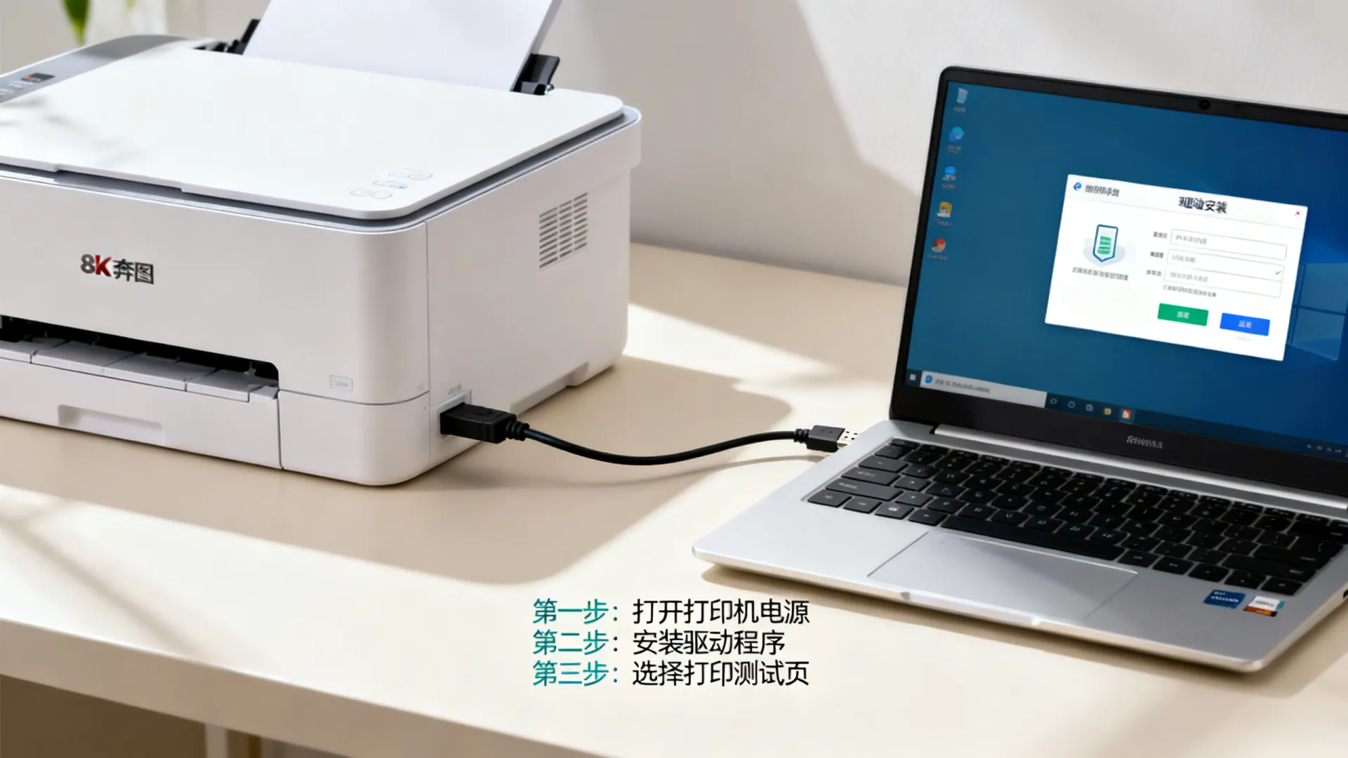 奔图打印机怎样连接电脑打印 奔图打印机怎样连接电脑打印