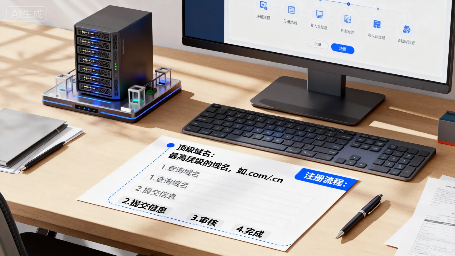 服务器域名注册流程详解