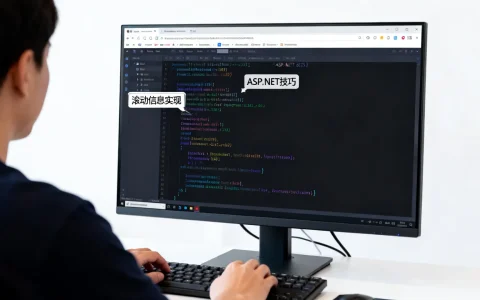 如何实现ASPX页面滚动信息？高效ASP.NET技巧分享