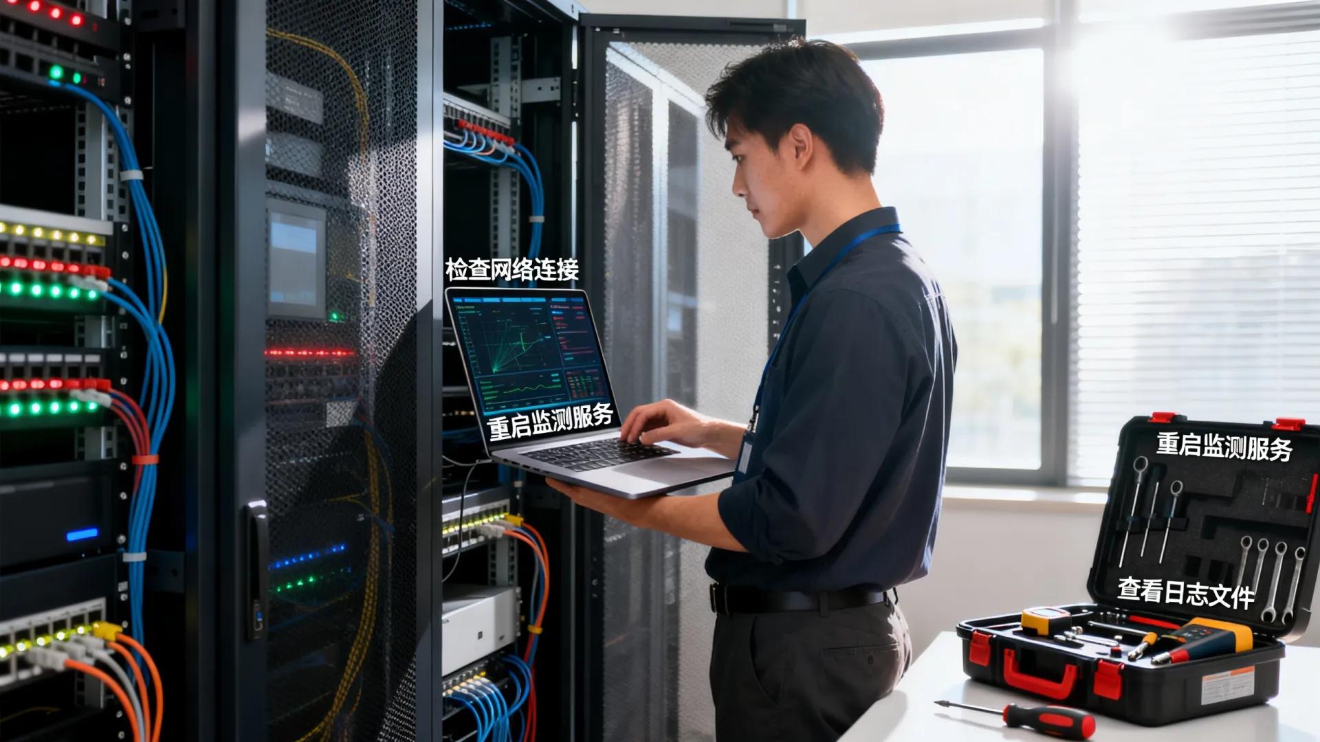 服务器监测突然停止怎么办？故障排查与恢复指南