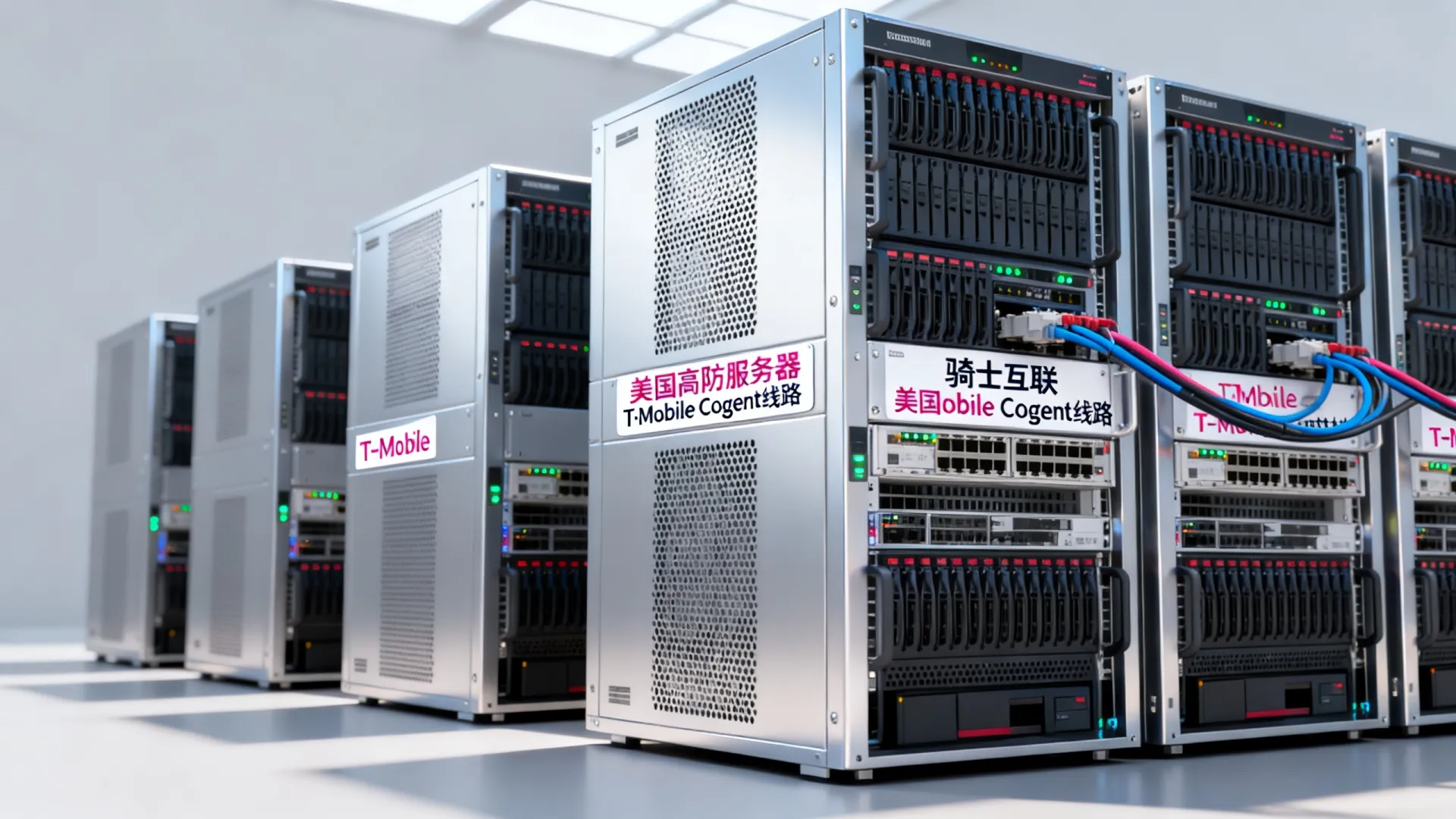 骑士互联高防T-Mobile,Cogent,GTT,Level3独享美国 Level3独享美国