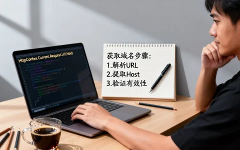 如何通过ASP.NET高效获取并识别网站的具体域名？