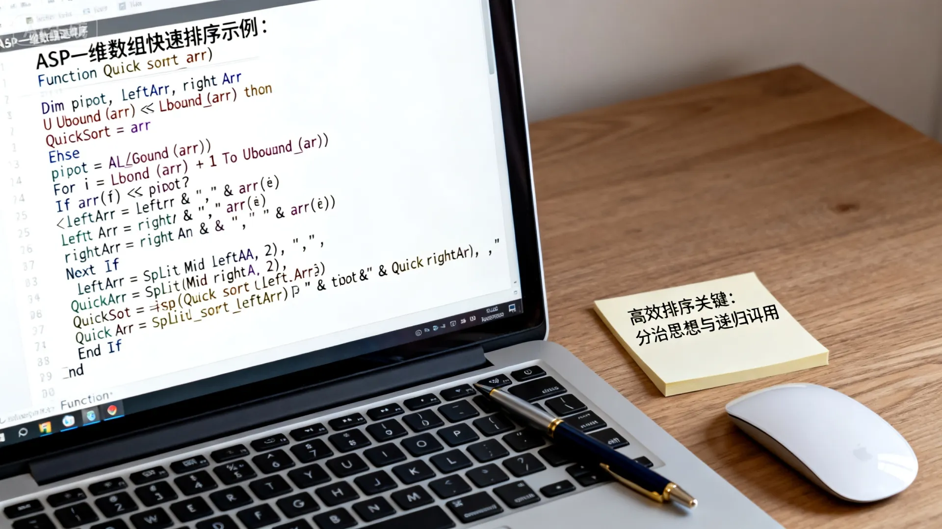 ASP一维数组如何快速排序？高效ASP数组排序方法详解