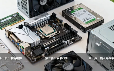 手搓电脑教程图解视频，小白新手怎么自己组装电脑