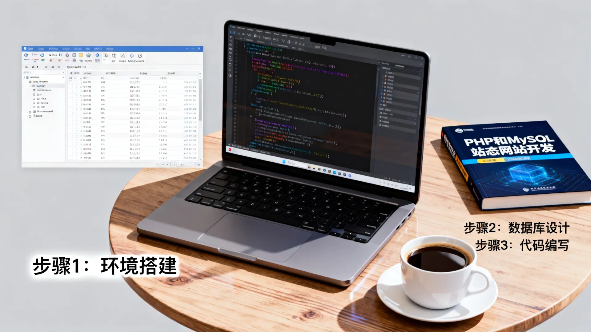 PHP和MySQL动态网站开发详细步骤怎么做？