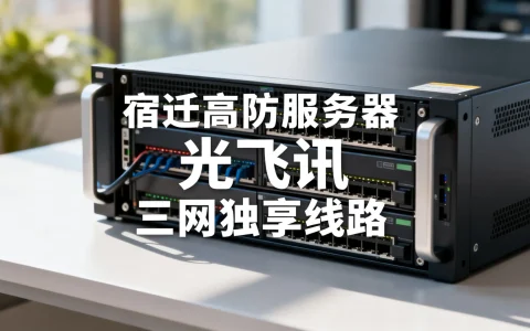 宿迁高防服务器哪家好？光飞讯三网独享线路怎么样？