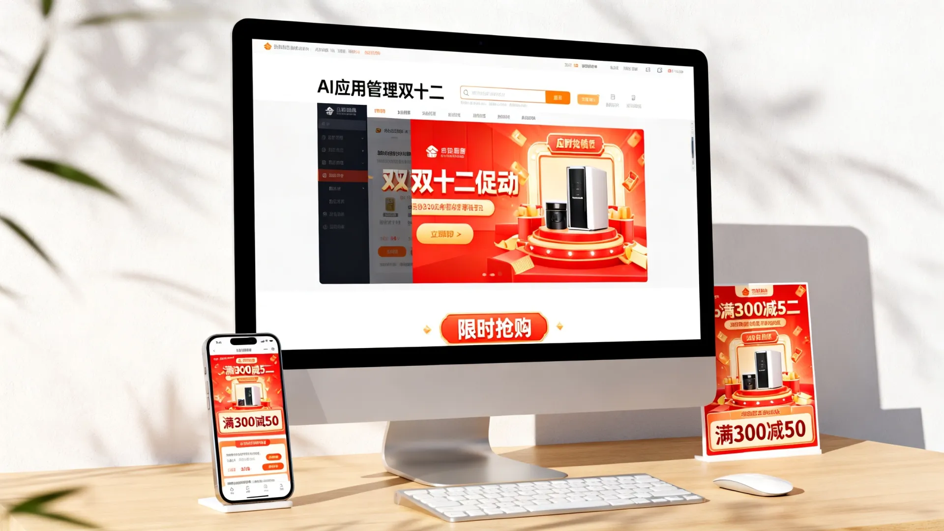 AI应用管理双十二促销活动