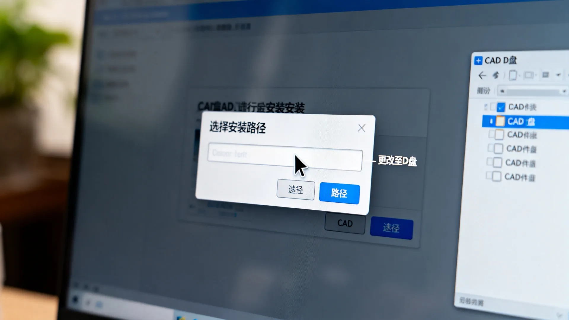 cad怎么安装到d盘 cad怎么安装到d盘