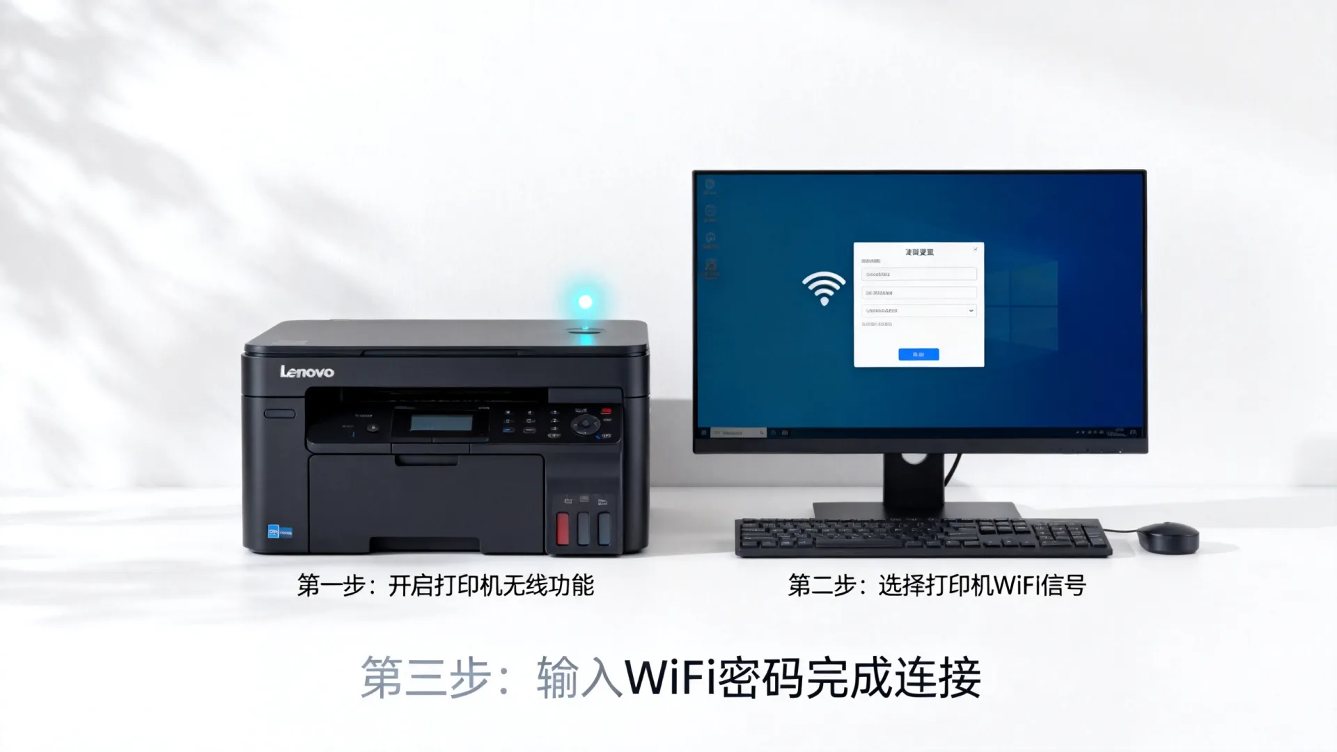 lenovo打印机连接电脑教程 lenovo打印机连接电脑教程