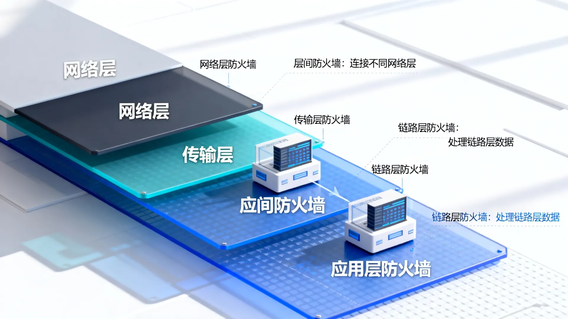防火墙三种类型应用层链路层