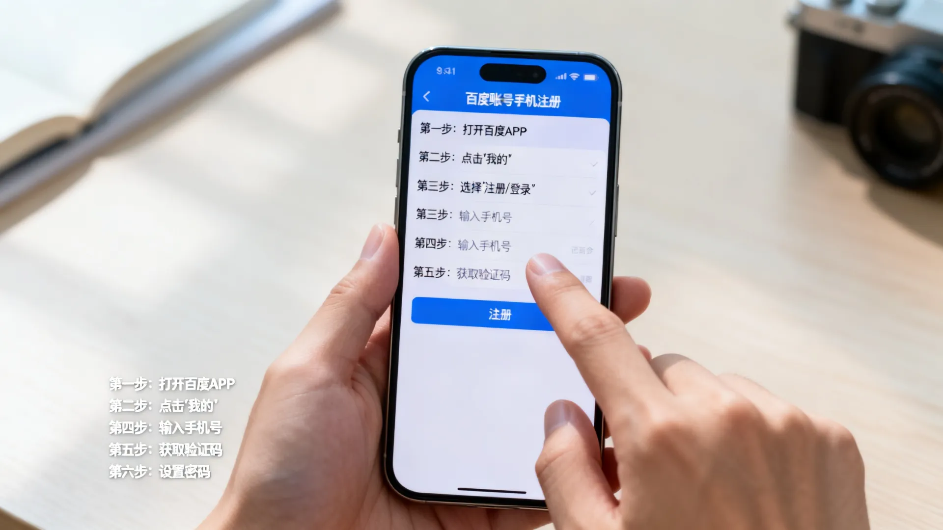 注册百度账号