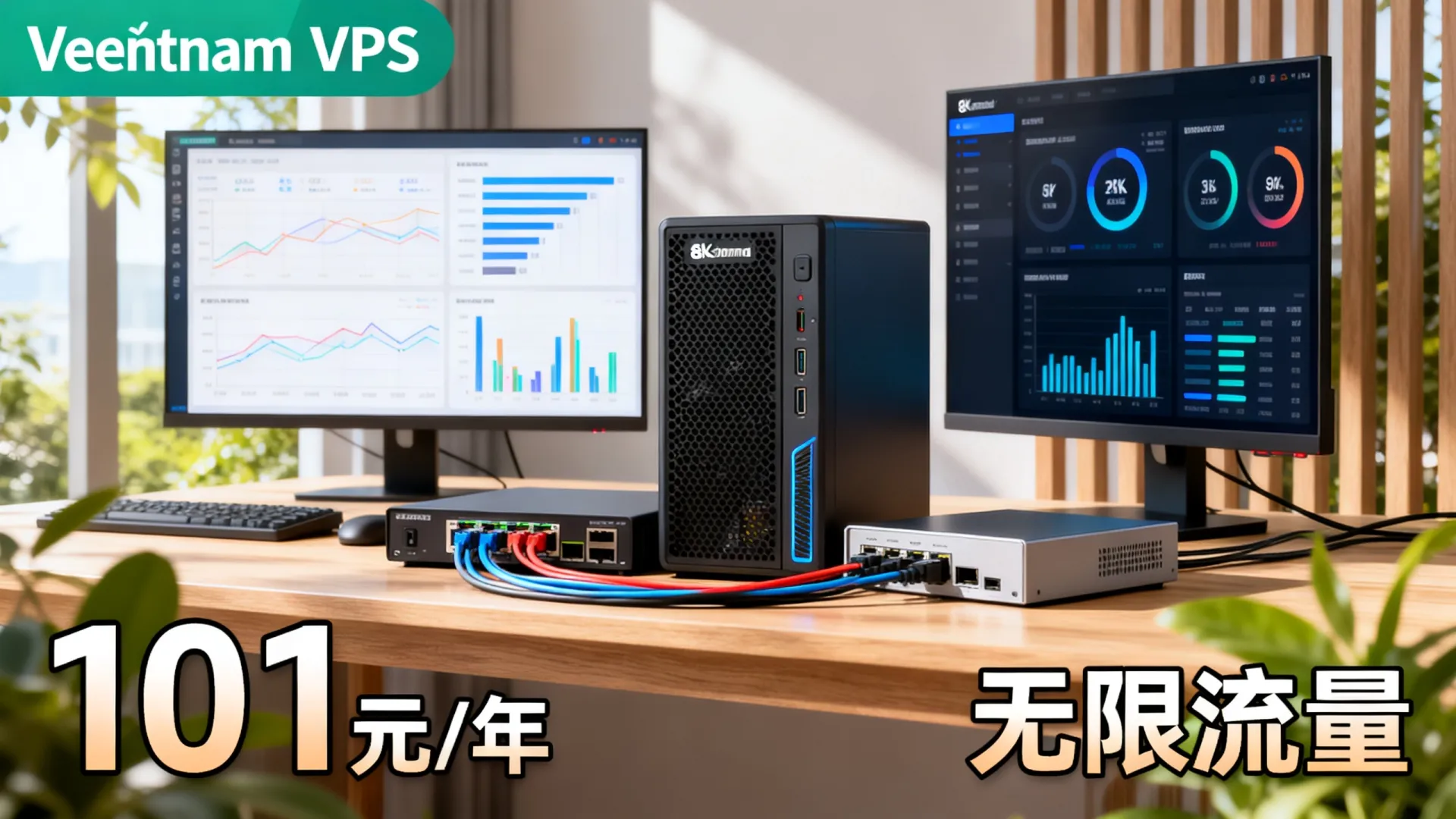 DataOnline越南VPS:101元/年,支持支付宝/Paypal,100M带宽无限流量 DataOnline越南VPS