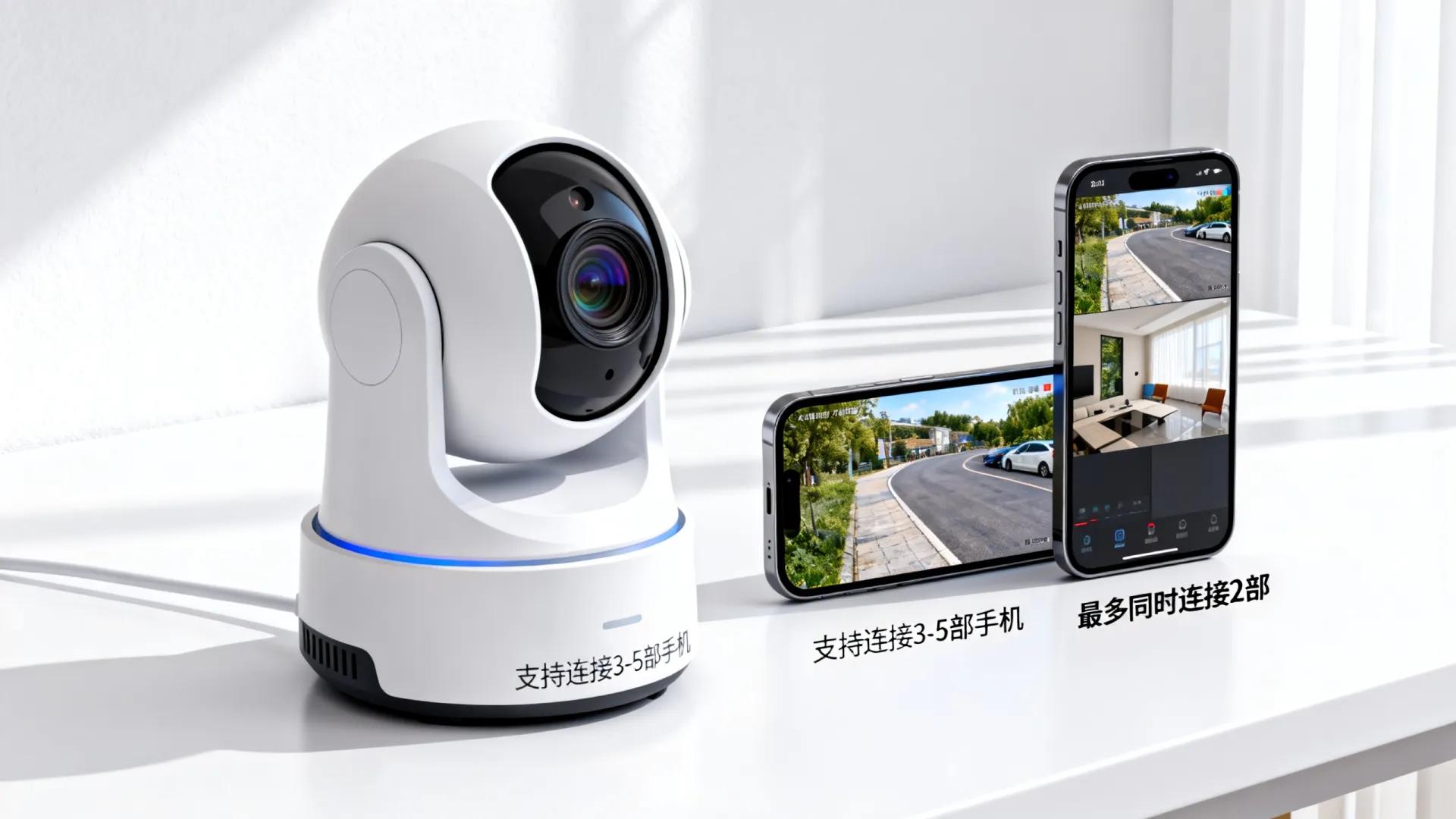 监控摄像头可以连接几个手机 监控摄像头可以连接几个手机