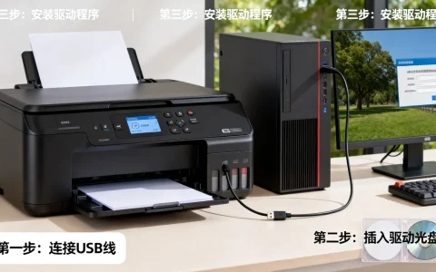 打印机怎么连接电脑，驱动安装失败怎么办