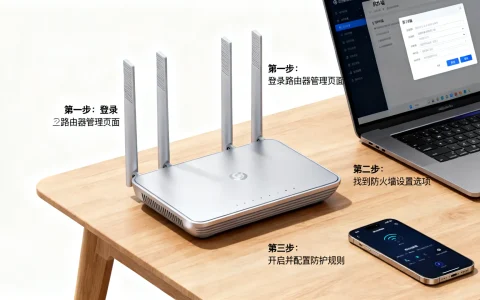 家庭网络中如何正确打开和配置防火墙？