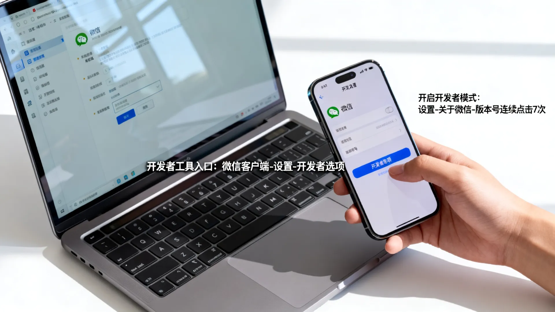 微信开发者设置
