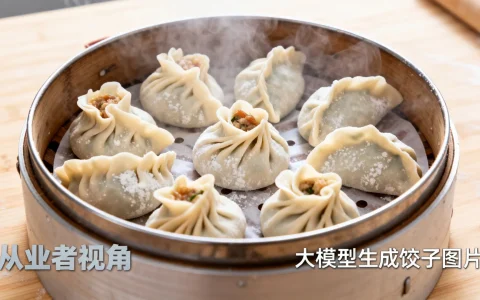 大模型画画饺子图片真实吗？从业者说出大实话