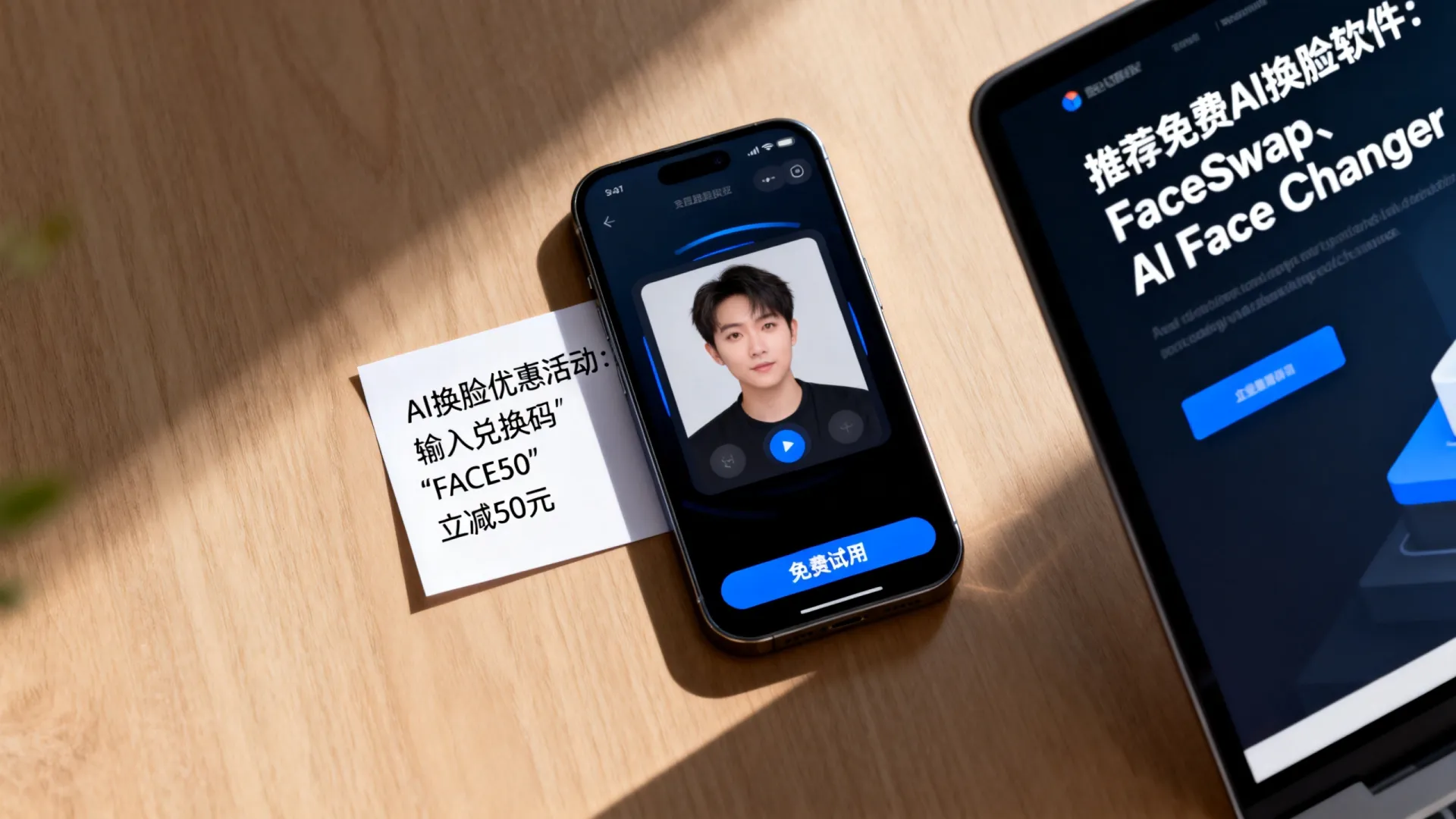 AI换脸优惠活动怎么领,AI换脸软件哪个免费好用? AI换脸软件哪个免费好用