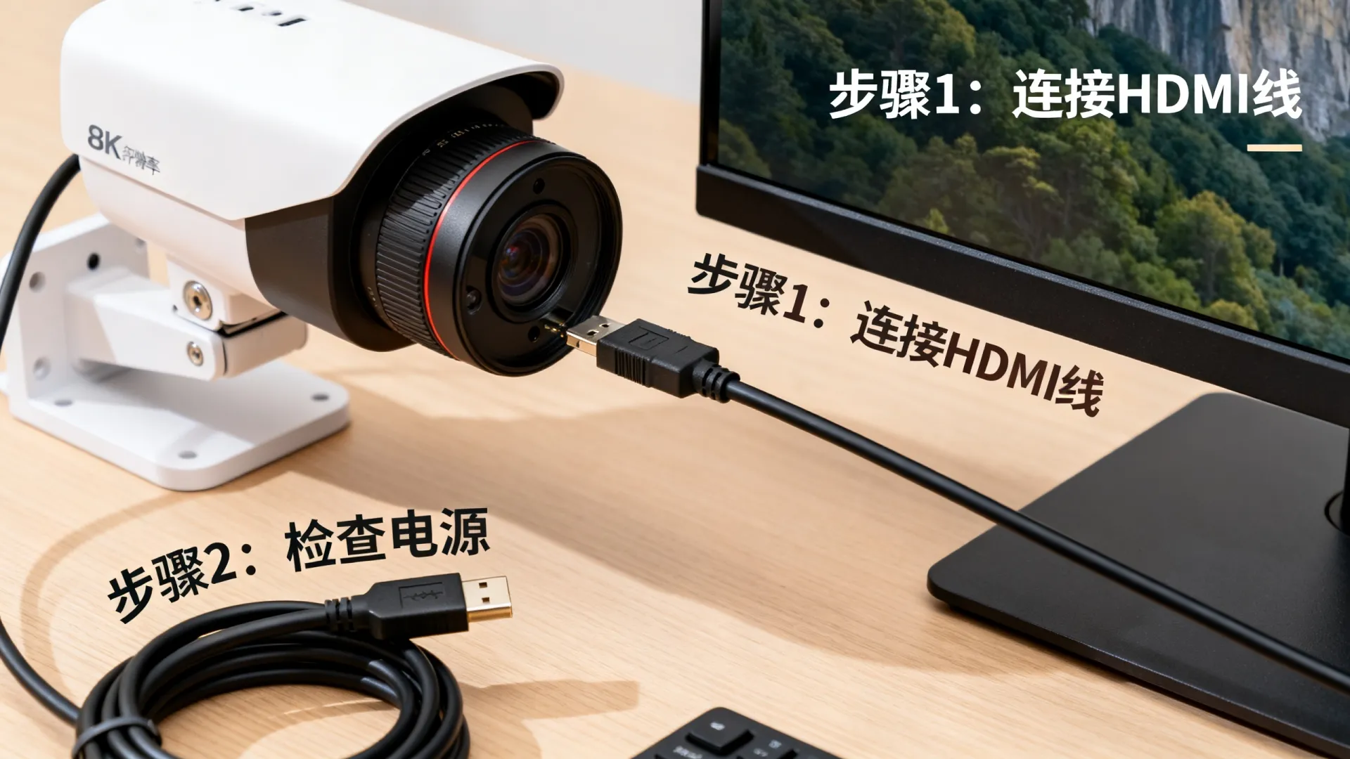 监控设备怎么连接显示器 监控设备怎么连接显示器