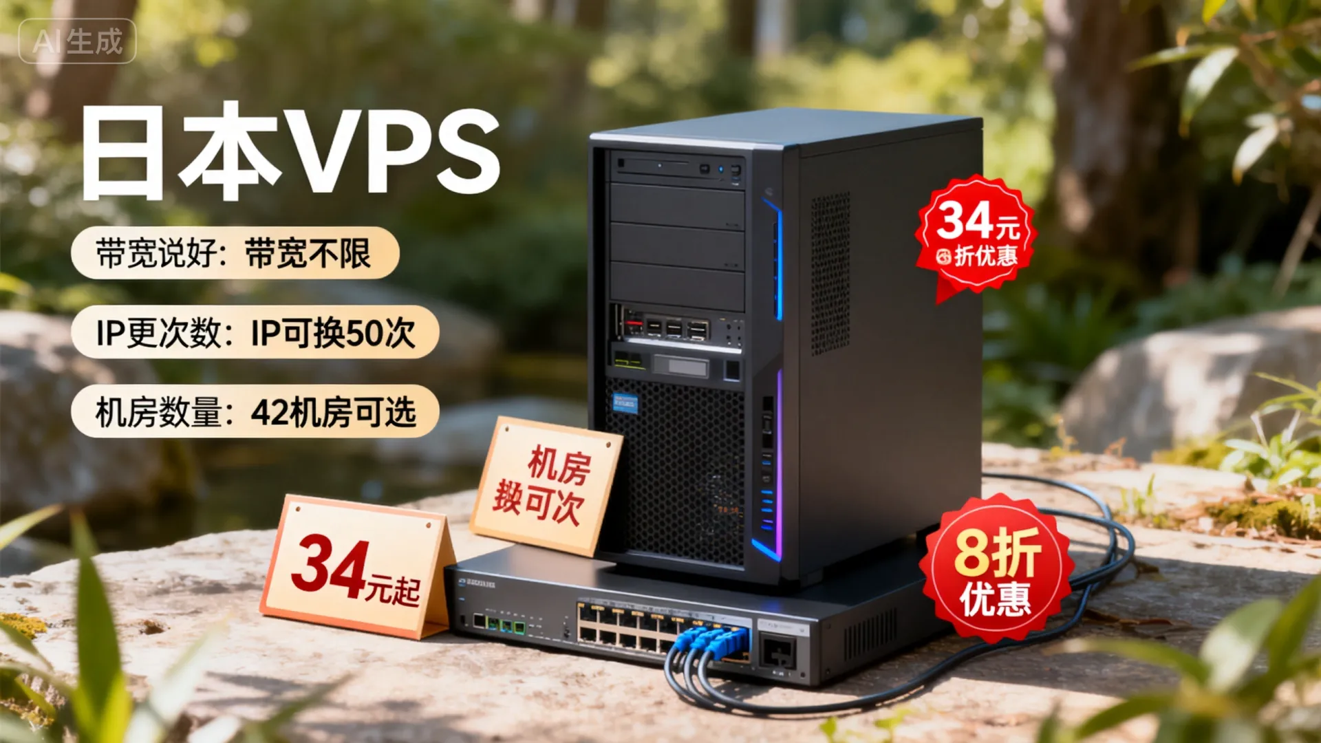 justhost新增日本VPS,8折优惠,34元/月起,300M带宽起/不限流量/可换50次IP/42个机房切换 - VPS评测 - 国外VPS,国外VPS商家,评测及优惠 justhost新增日本VPS,8折优惠,34元/月起,300M带宽起/不限流量/可换50次IP/42个机房切换 - VPS评测 - 国外VPS,国外VPS商家,评测及优惠