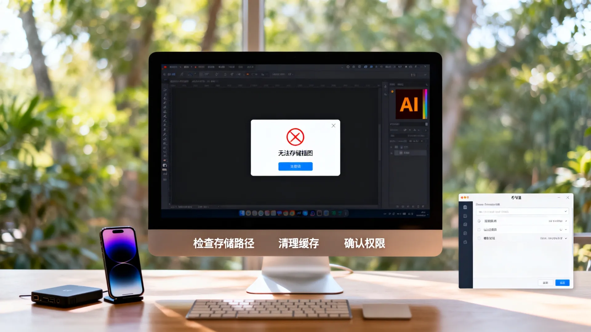 ai显示无法存储插图 ai显示无法存储插图