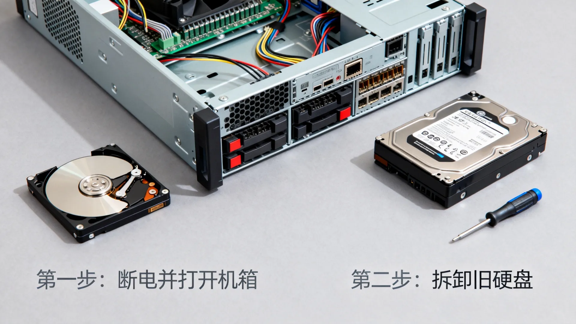服务器更换硬盘需要怎么做 服务器更换硬盘需要怎么做