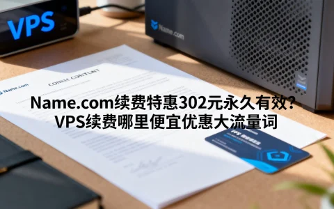 Name.com续费特惠302元永久有效？VPS续费哪里便宜优惠大流量词