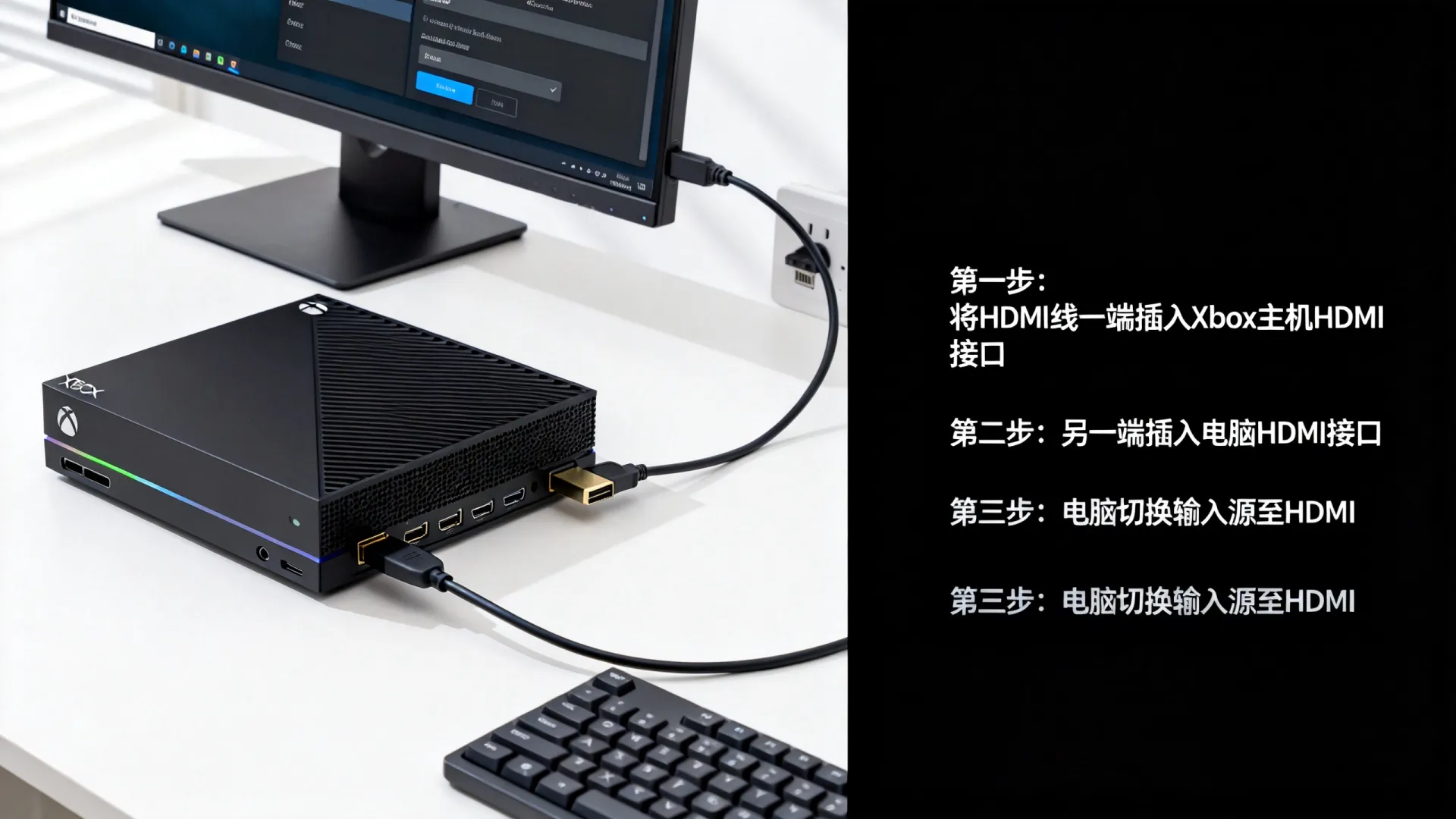 xbox线连电脑 xbox线连电脑