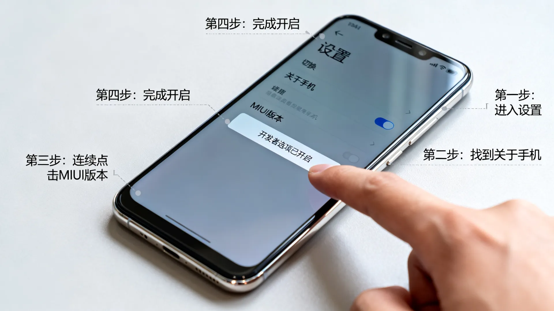 米8的开发选项在哪里