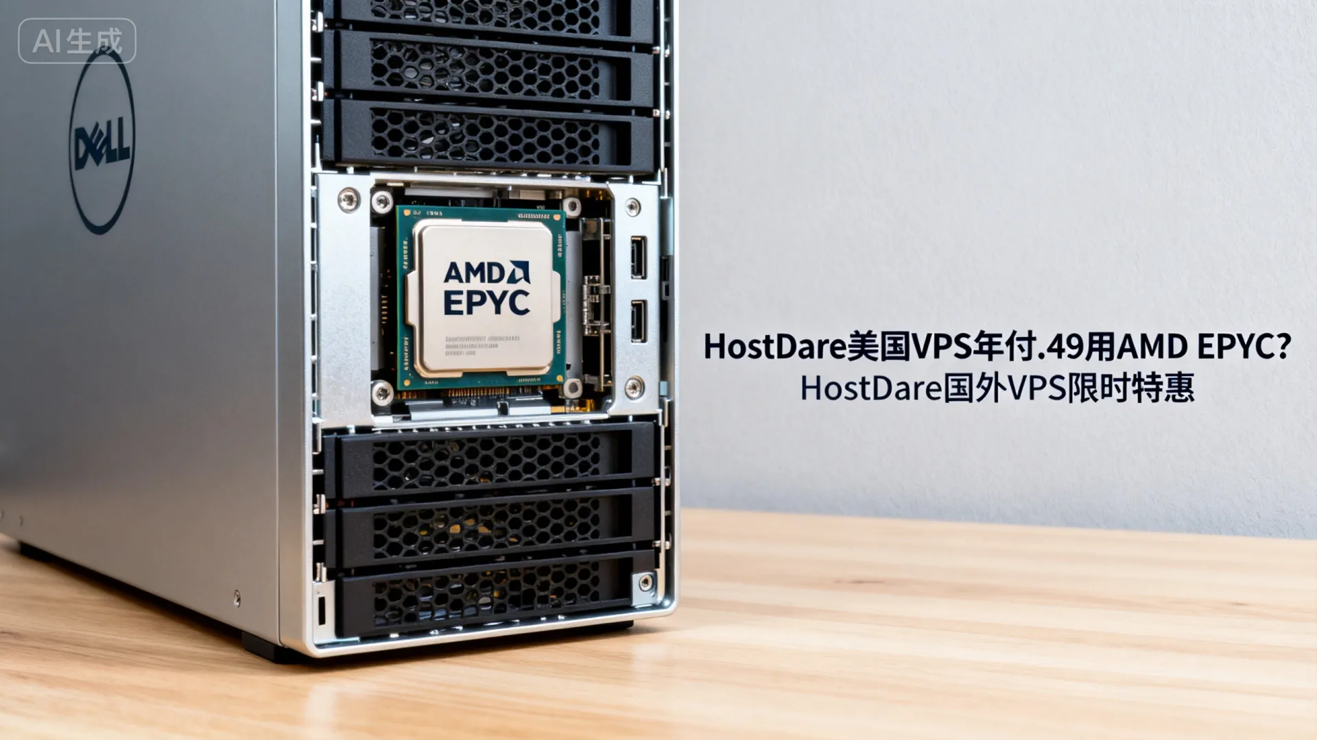 HostDare美国VPS年付.49用AMD EPYC？HostDare国外VPS限时特惠