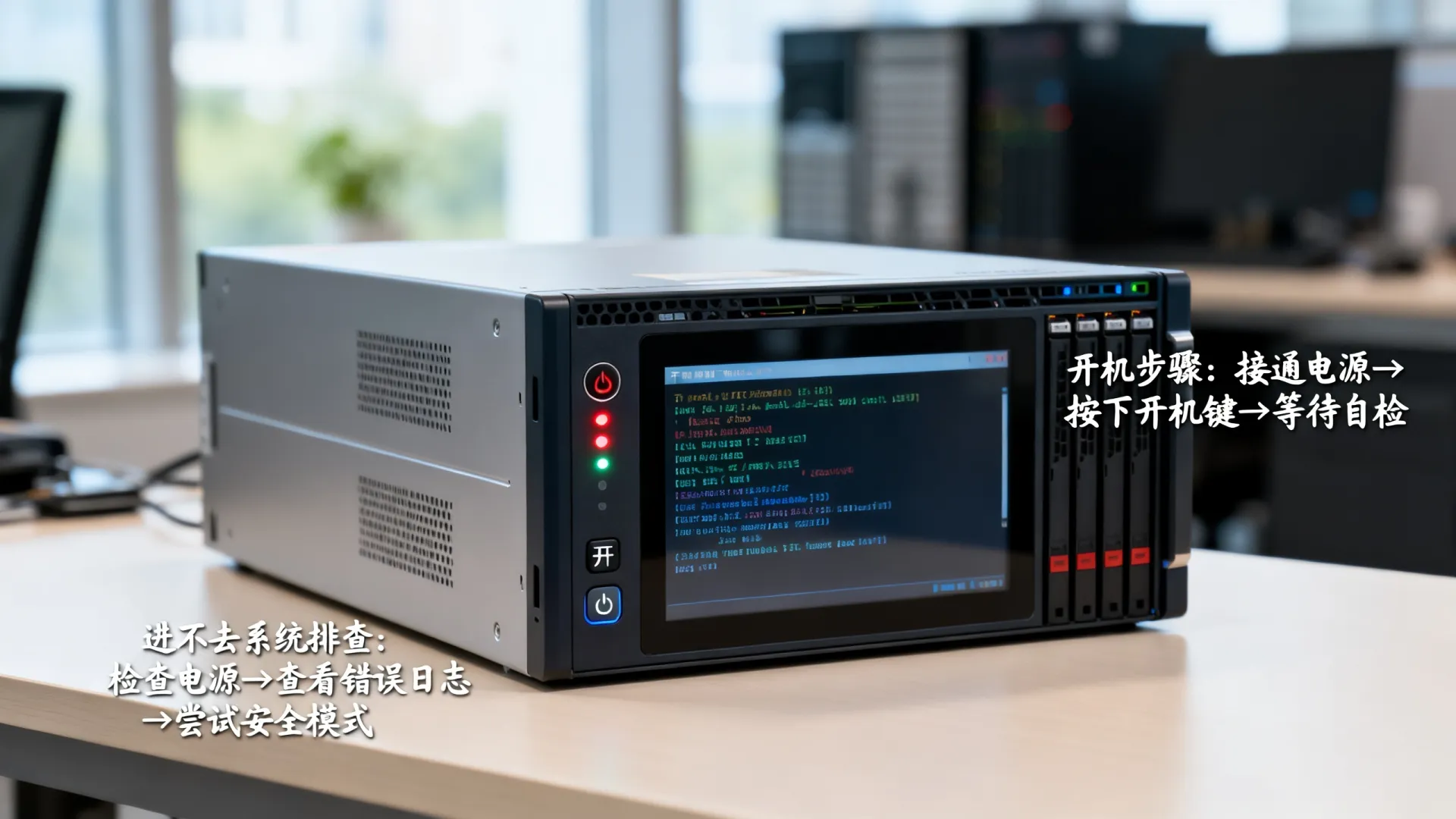 服务器操作系统怎么开机 服务器操作系统怎么开机