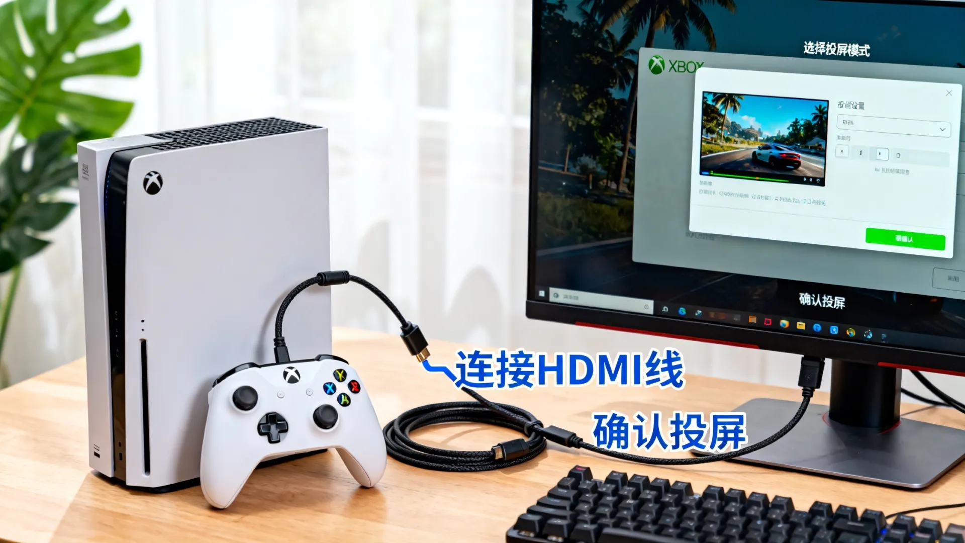 xbox和电脑怎么连接在一起