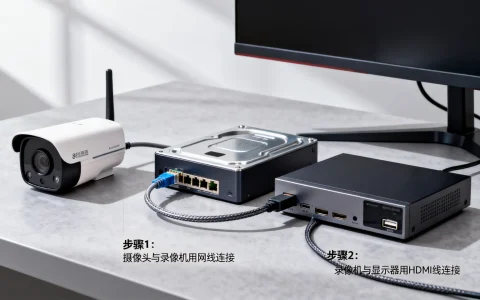 监控摄像头如何连接网络硬盘视频，监控录像机怎么连接