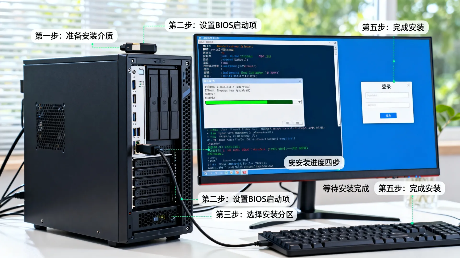 服务器操作系统怎么安装