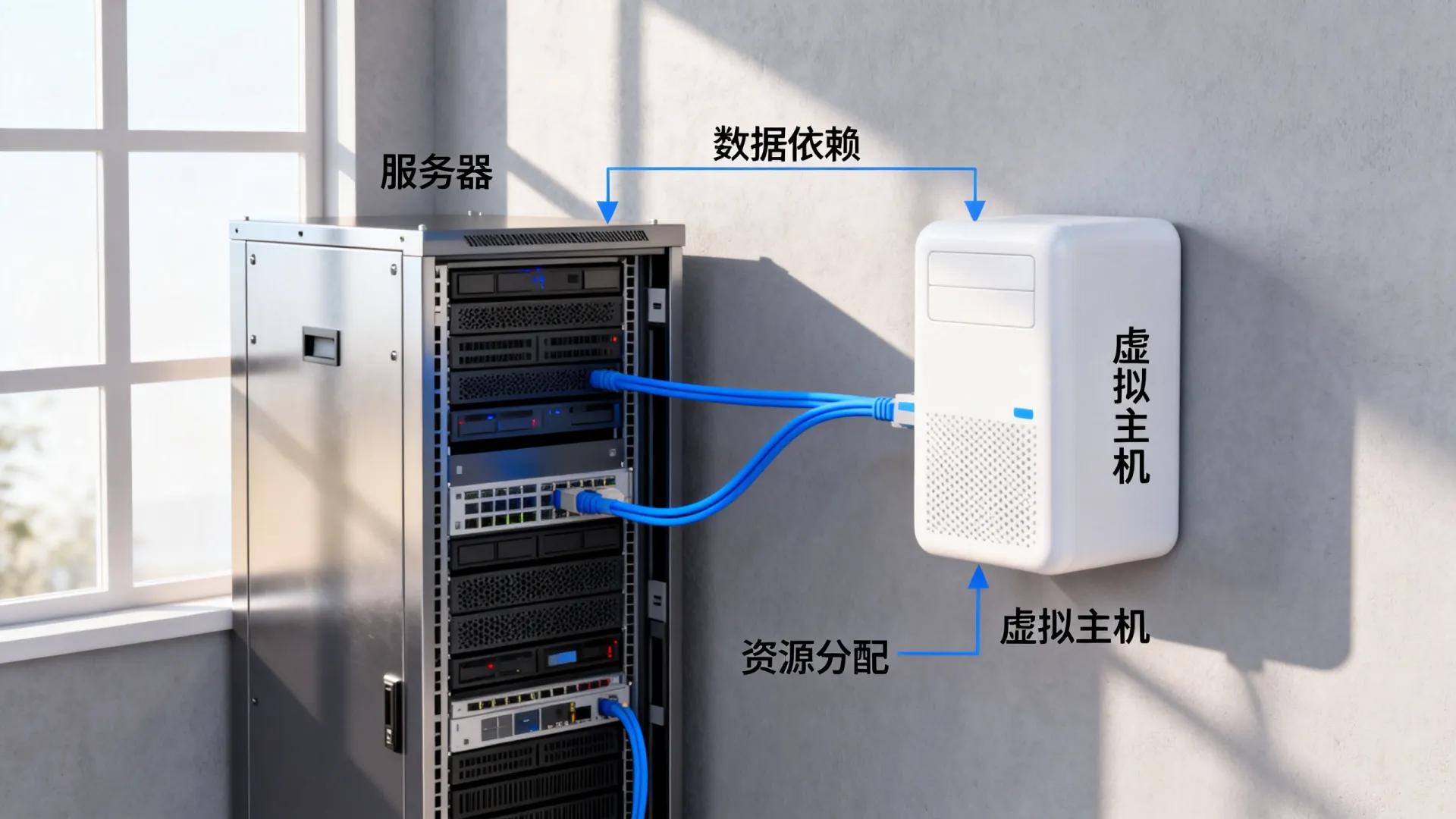 服务器和虚拟主机的关系